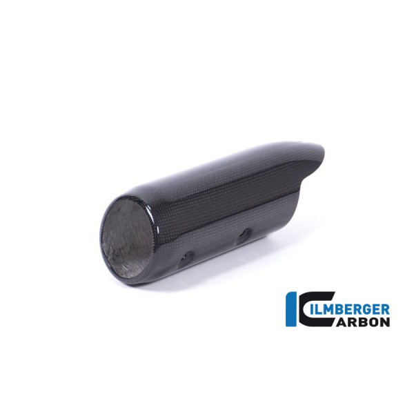 Ilmberger Carbon Upper Exhaust End Cap Gloss Carbon For Ducati Supersport / S Part # AHS.010.DSS7G.K