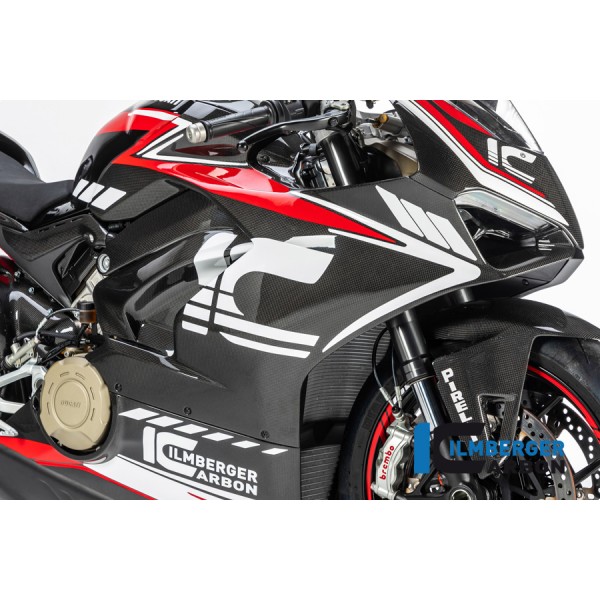 Ilmberger Carbon Fairing Side Panel Right Gloss For Ducati Panigale V4 / V4 S Part # VER.020.DPV4G.K