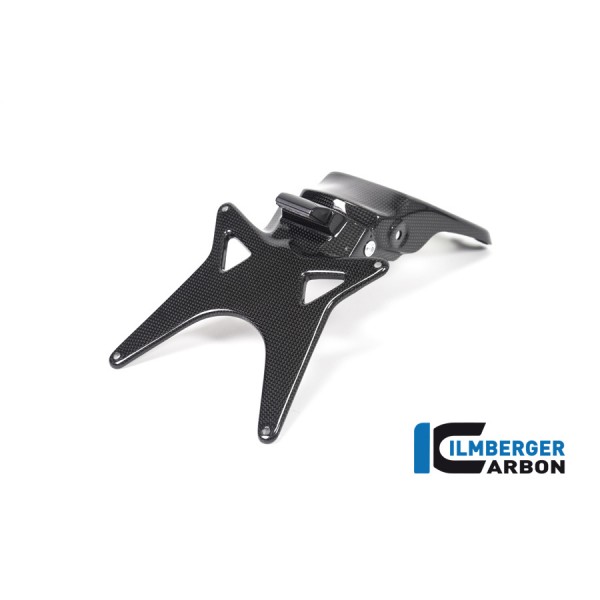 Ilmberger Carbon Number Plate Holder Short Gloss For Ducati Supersport / S Part # NHO.019.DSS7G.K
