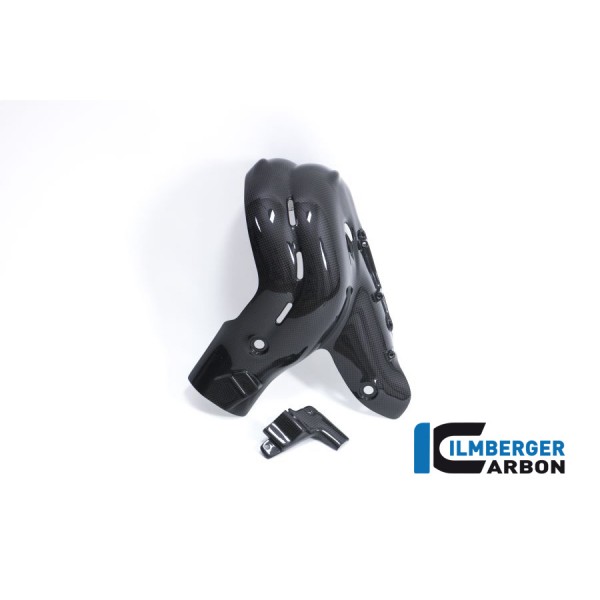 Ilmberger Carbon Exhaust Protection Gloss Set For Ducati Panigale V4 / V4 S Part # AHS.004.DPV4G.K