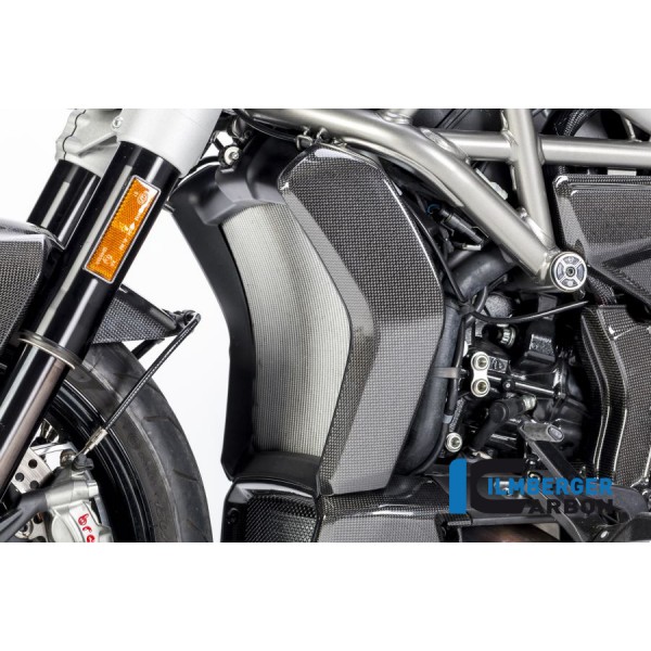 Ilmberger Carbon Radiator Cover Left Gloss For Ducati XDiavel / S Part # WKL.004.XD16G.K