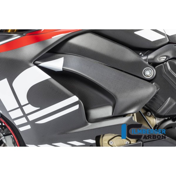 Ilmberger Carbon Side Panel Under The Tank Left Matt For Ducati Panigale V4 / V4 S Part # ARL.134.DPV4M.K