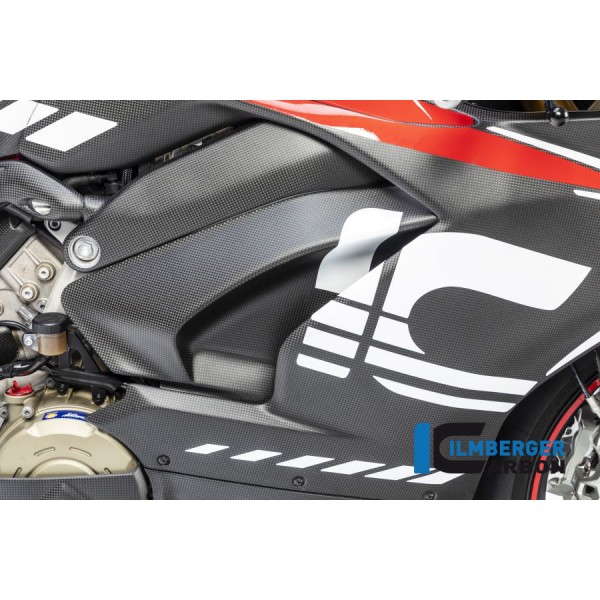 Ilmberger Carbon Side Panel Under The Tank Right M For Ducati Panigale V4 / V4 S Part # ARR.135.DPV4M.K