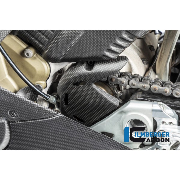 Ilmberger Carbon Sprocket Cover Matt For Ducati Panigale V4 / V4 S Part # RIA.132.DPV4M.K