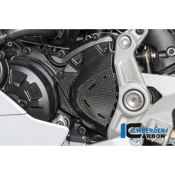 Ilmberger Carbon Front Sprocket Cover Gloss Carbon For Ducati Supersport / S Part # RIO.020.DSS7G.K
