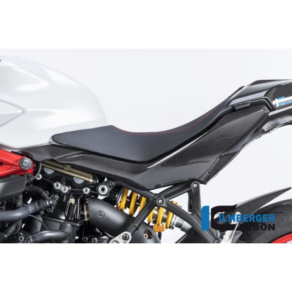 Ilmberger Carbon Underseat Side Panel Left Gloss For Ducati Supersport / S Part # SDL.008.DSS7G.K