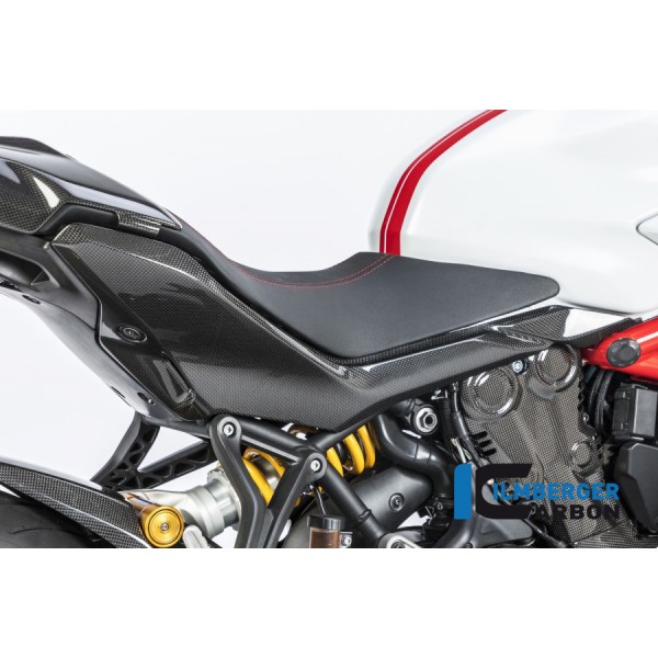 Ilmberger Carbon Underseat Side Panel Right Gloss For Ducati Supersport / S Part # SDR.007.DSS7G.K