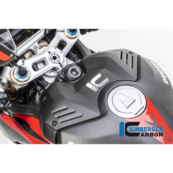 Ilmberger Carbon Upper Tank Cover Matt For Ducati Panigale V4 / V4 S Part # TAO.106.DPV4M.K