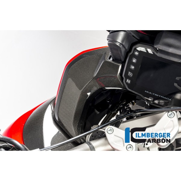 Ilmberger Carbon Cover Near The Instrument Left Side For Ducati Multistrada 1200 Enduro Part # CAL.016.D15MG.K
