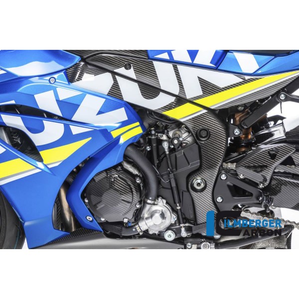 Ilmberger Carbon Frame Cover Left Side For Suzuki GSX-R1000 / R Part # RAL.012.GXR16.K