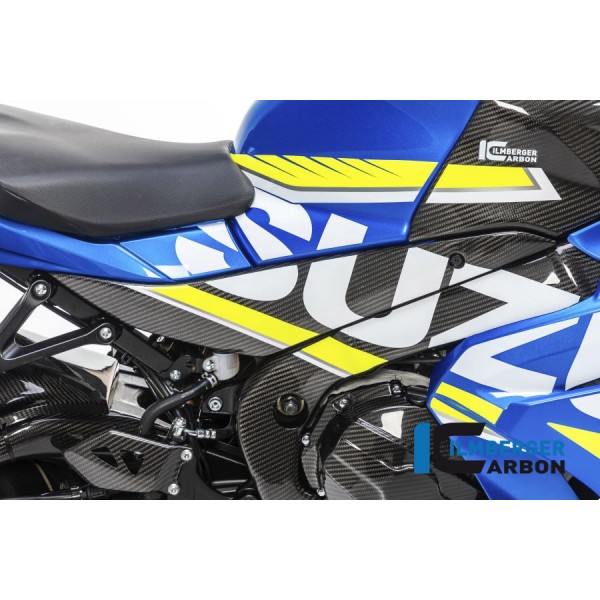 Ilmberger Carbon Lower Tank Cover Right Carbon For Suzuki GSX-R1000 / R Part # TUR.005.GXR16.K