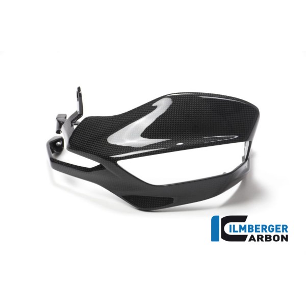 Ilmberger Carbon Hand Protector Left Side Gloss For Ducati Multistrada 1200 Enduro Part # HPL.011.ME16G.K