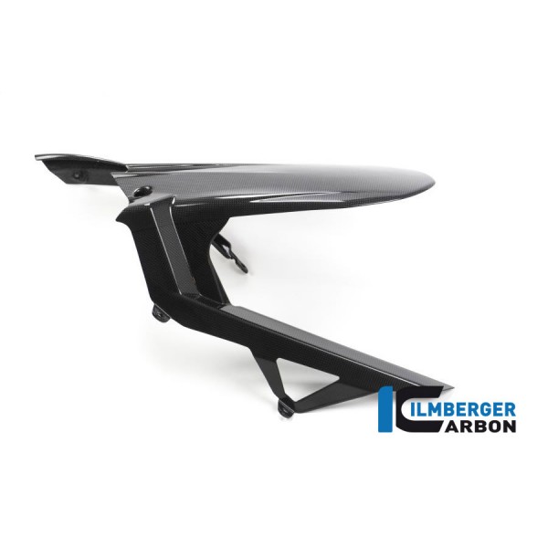 Ilmberger Carbon Rear Hugger Gloss Including Upper Chain Guard For Ducati Multistrada 1200 Enduro Part # KHO.004.ME16G.K