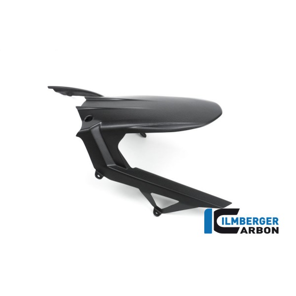 Ilmberger Carbon Rear Hugger Including Upper Chain Guard Matt For Ducati Multistrada 1200 Enduro Part # KHO.104.ME16M.K