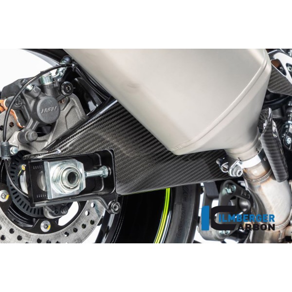 Ilmberger Carbon Swingarm Cover Left Side For Suzuki GSX-R1000 / R Part # SAR.007.GXR16.K
