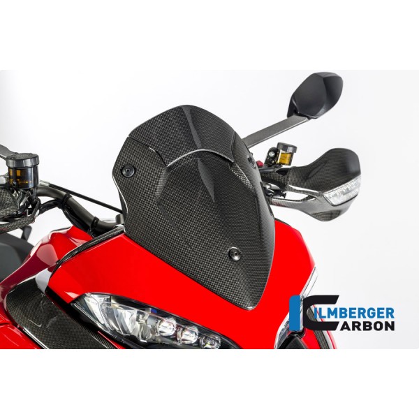 Ilmberger Carbon Windshield (Glossy Surface) Carbon For Ducati Multistrada 1200 Enduro Part # VEO.007.D15MG.K