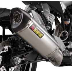 KTM Duke 125/200 Akrapovic Titanium Slip-on Exhaust