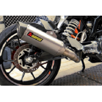 KTM Duke 125/200 Akrapovic Titanium Slip-on Exhaust