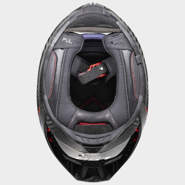 LS2 FF807 DRAGON CARBON FORGED GLOSS HELMET 