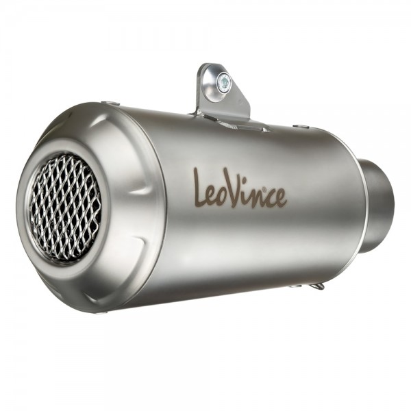 LEOVINCE LV-10 STAINLESS STEEL SLIP-ON EXHAUST FOR DUCATI SCRAMBLER / MONSTER 797 PART # 15206