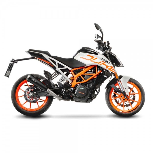 LEOVINCE GP ONE STAINLESS STEEL SLIP-ON EXHAUST FOR KTM DUKE / RC 390 2017-2020 PART # 15116
