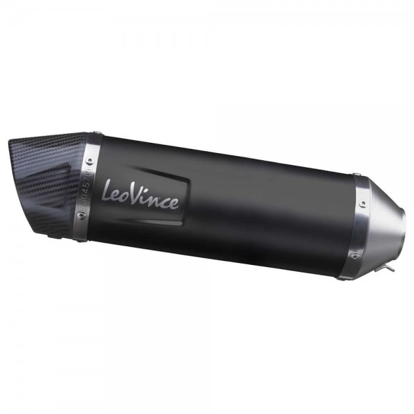 LEOVINCE LV ONE EVO BLACK EDITION STAINLESS STEEL SLIP-ON EXHAUST FOR KTM 390 ADVENTURE 2020 > PART # 14346EB