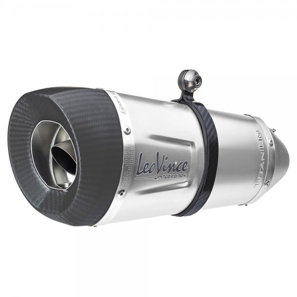 LEOVINCE FACTORY S TITANIUM LIMITED EDITION SLIP-ON EXHAUST FOR KAWASAKI NINJA 1000 SX 2020-2021 PART # 14337ST