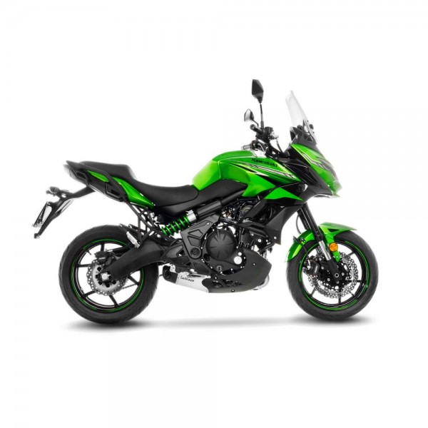 LEOVINCE UNDERBODY STAINLESS STEEL FULL EXHAUST SYSTEM 2/1 FOR KAWASAKI VERSYS 650 2017-2020 PART # 14322