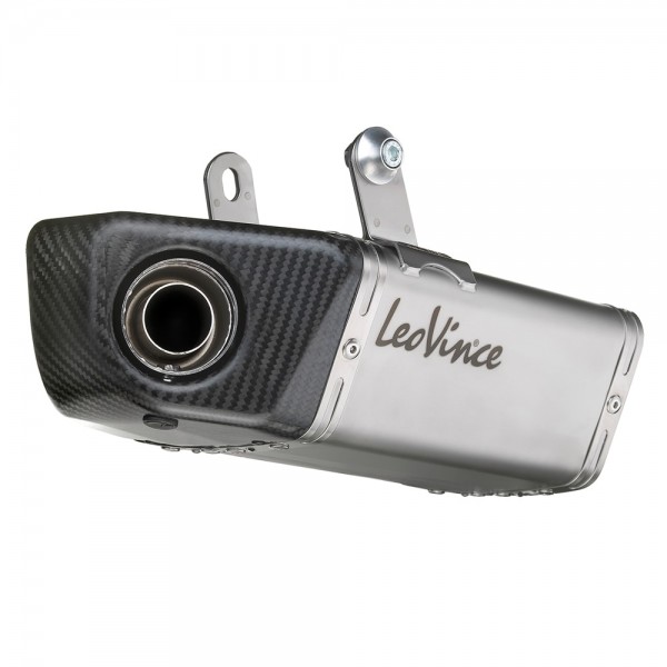 LEOVINCE UNDERBODY STAINLESS STEEL FULL EXHAUST SYSTEM 2/1 FOR KAWASAKI VERSYS 650 2017-2020 PART # 14322