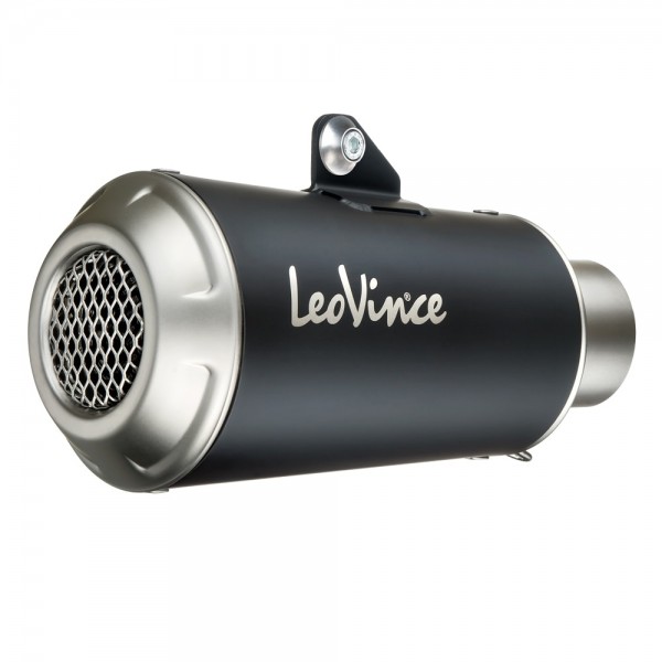 LEOVINCE LV-10 BLACK EDITION STAINLESS STEEL SLIP-ON EXHAUST FOR KAWASAKI ZX-10R / RR PART # 15200B