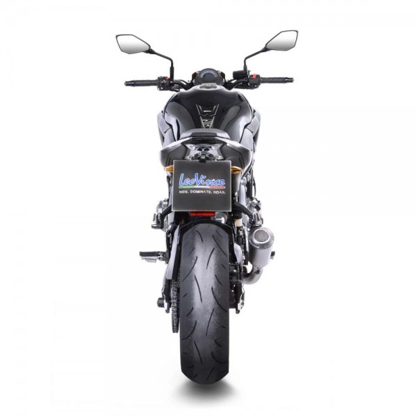 LEOVINCE LV-10 STAINLESS STEEL SLIP-ON EXHAUST FOR KAWASAKI Z900 2017-2019 PART # 15204