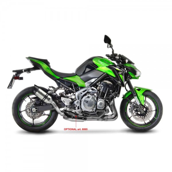 LEOVINCE LV PRO STAINLESS STEEL SLIP-ON EXHAUST FOR KAWASAKI Z900 2017-2019 PART # 14171E