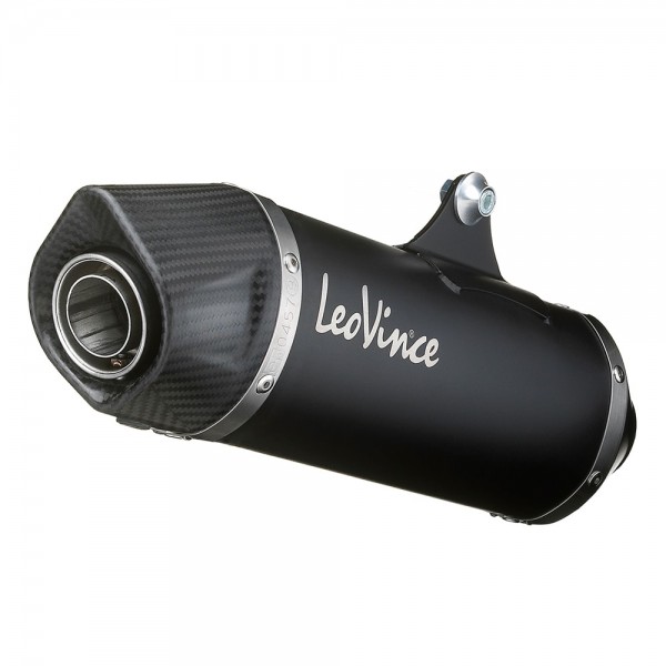 LEOVINCE NERO STAINLESS STEEL SLIP-ON EXHAUST FOR TRIUMPH TIGER 800 XCX / XR / XRX 2011-2016 PART # 14006