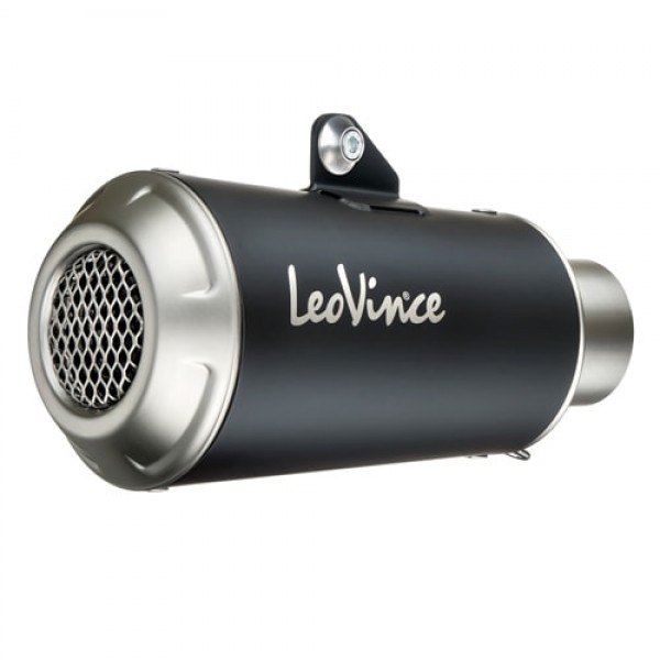 LEOVINCE LV-10 BLACK EDITION STAINLESS STEEL SLIP-ON FOR KTM 790 DUKE 2018-2020 PART # 15228B