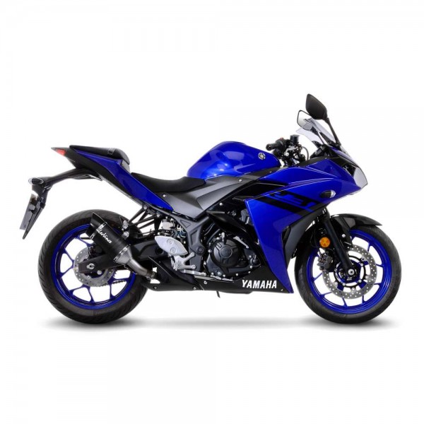 LEOVINCE LV PRO CARBON FIBER SLIP-ON EXHAUST FOR YAMAHA YZF-R3 2018-2020 PART # 14258E