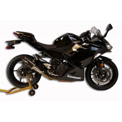 M4 Carbon Slip On Exhaust For Kawasaki Ninja 400 2018-2020 Part # KA4014