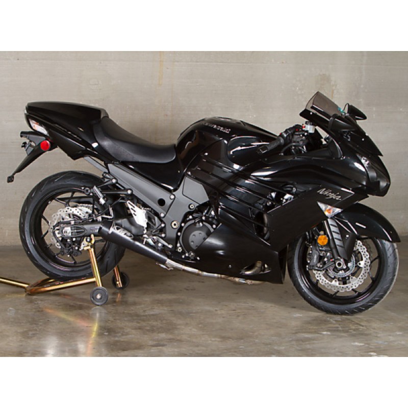 ブラックガスガン M4 GP Black Canister full System Exhaust For Kawasaki Ninja