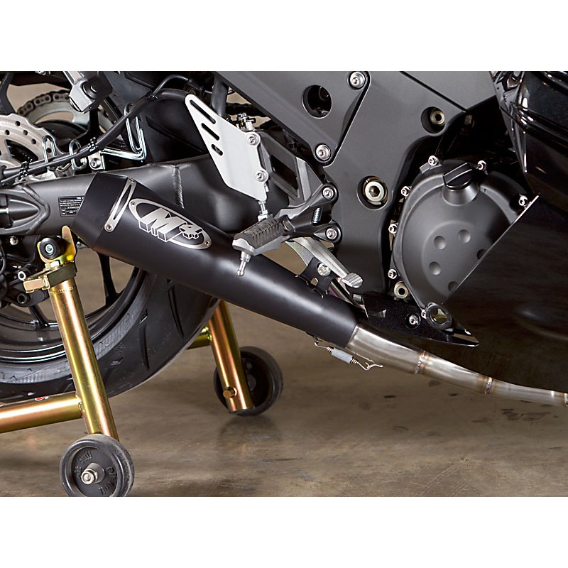 M4 GP Black Canister full System Exhaust For Kawasaki Ninja