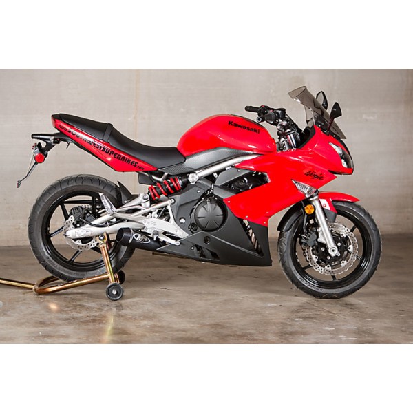 M4 GP Black Slip On Exhaust For Kawasaki Ninja 650 2009-2011 Part # KA6612-GP