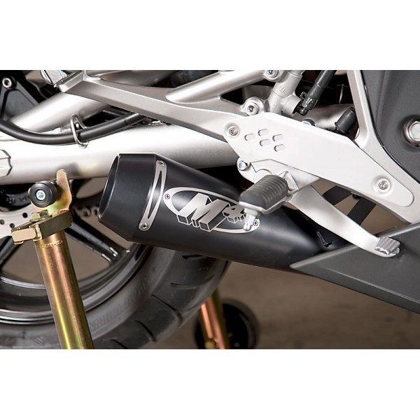 M4 GP Black Slip On Exhaust For Kawasaki Ninja 650 2009-2011 Part # KA6612-GP