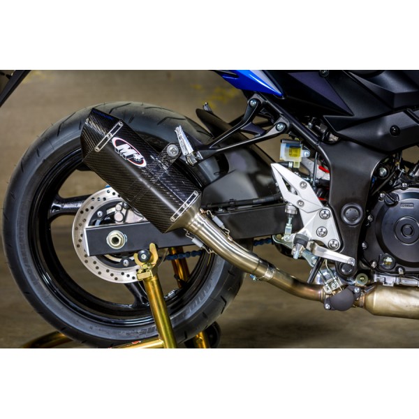 M4 MC36 Carbon Slip On Exhaust For Suzuki GSX-S750 2015-2018 Part # SU7014