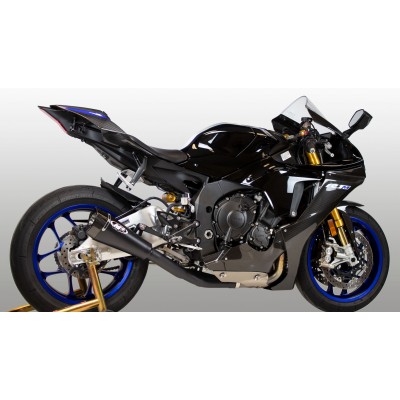 M4 Black RM1 Half System Exhaust For Yamaha YZF-R1 2015-2020 Part # YA9942-CE