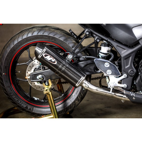 M4 Full System With Carbon Exhaust For Yamaha YZF-R3 2015-2020 Part # YA3024