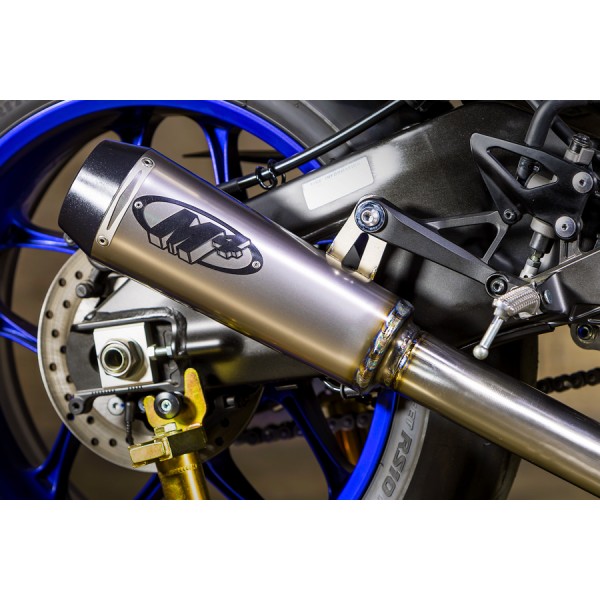 M4 GP2 Titanium Slip-on With Catalytic Converter Eliminator Exhaust For Yamaha YZF-R1 2015-2020 Part # YA9926GP-CE