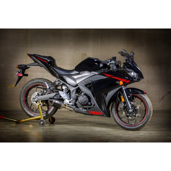 M4 Street Slayer Exhaust For Yamaha YZF-R3 2015-2020 Part # YA3014