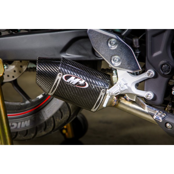 M4 Street Slayer Exhaust For Yamaha YZF-R3 2015-2020 Part # YA3014