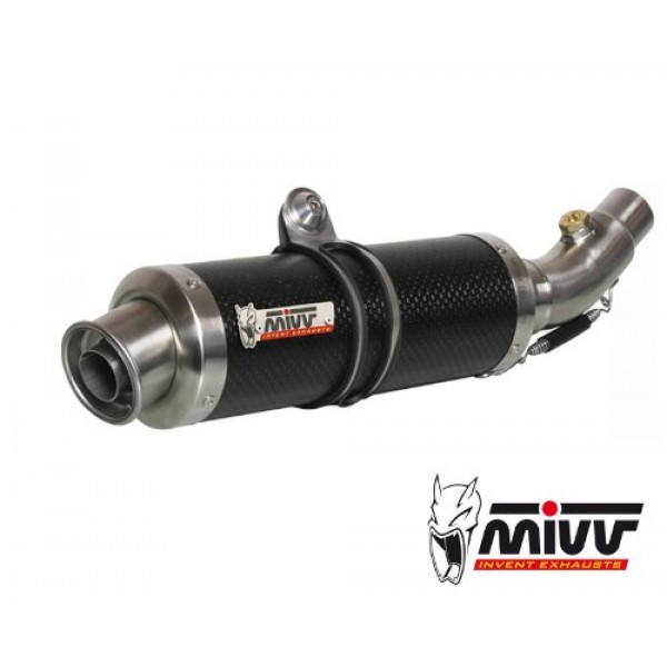 MIVV CARBON SLIP ON EXHAUST FOR HONDA CBR1000RR 2009 PART #H.039.K2S
