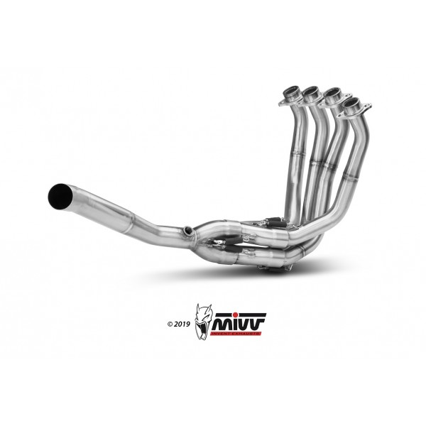 MIVV NO-KAT PIPE STAINLESS STEEL HEADERS FOR KAWASAKI Z900 2017-2019 PART # K.045.C1 MIVV NO-KAT PIPE STAINLESS STEEL HEADERS FOR KAWASAKI Z900 2017-2019 PART # K.045.C1