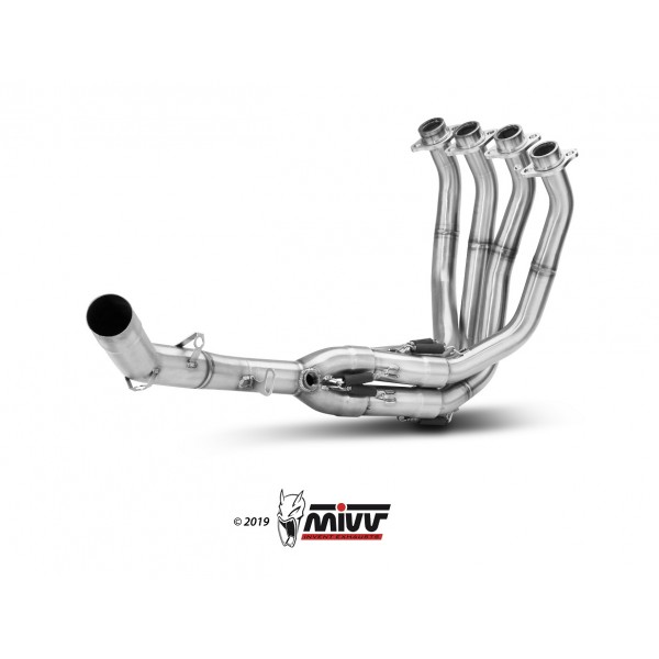 MIVV NO-KAT PIPE STAINLESS STEEL HEADERS FOR KAWASAKI Z900RS 2018-2020 PART # K.046.C1