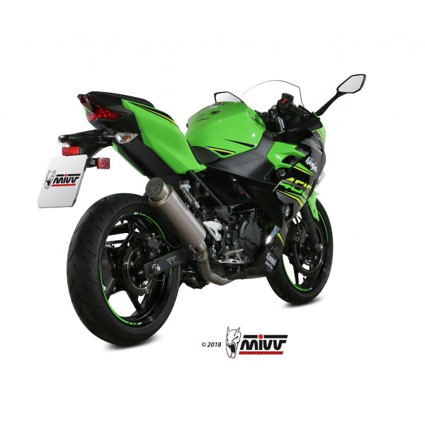 MIVV NO-KAT PIPE STAINLESS STEEL HEADERS FOR KAWASAKI NINJA 400 2018-2020 PART # K.047.C1